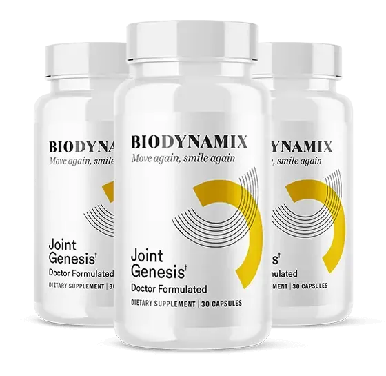 Joint Genesis™ is the result of cutting-edge research, premium ingredient selection, and world-class manufacturing standards—crafted to deliver lasting joint comfort and mobility. Unlike temporary pain relievers that simply mask symptoms, this advanced formula tackles the root causes of joint decline by restoring lubrication, reducing inflammation, and protecting against oxidative stress